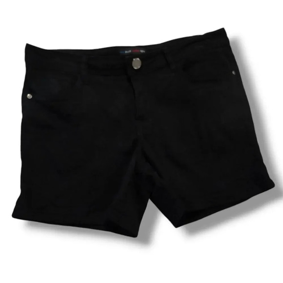 Red Blue Denim Juniors black Denim shorts  - size 9/29​ - Picture 1 of 9